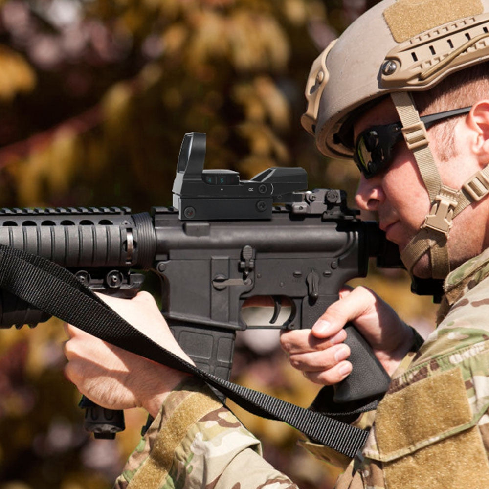 Tactical Riflescope Optics Red Green Projected Dot