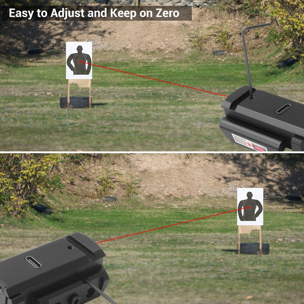 Tactical Laser Sight Pistol USB Rechargeable Green Red Laser Sight Airsoft