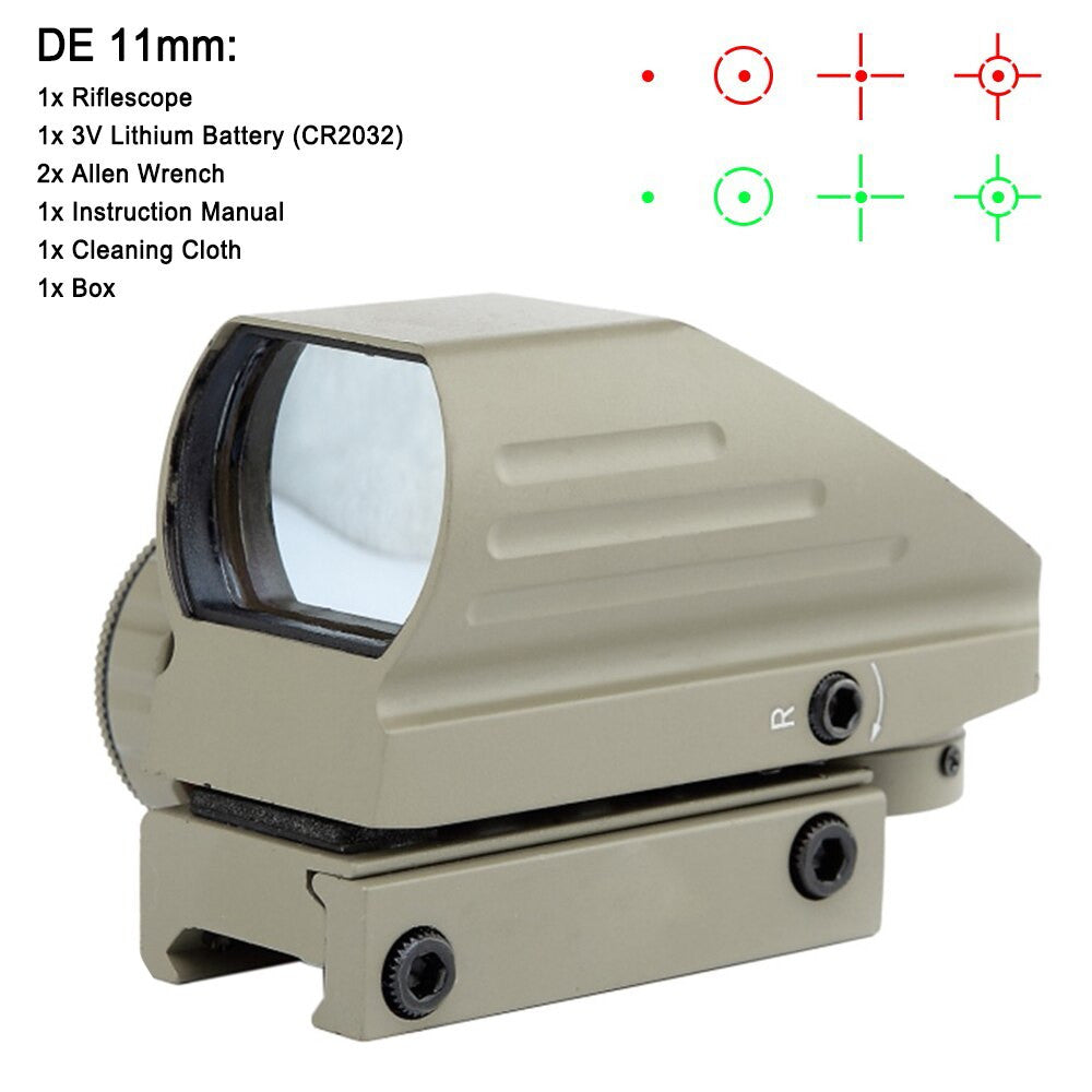 Tactical Reflex Red Green Laser Scope