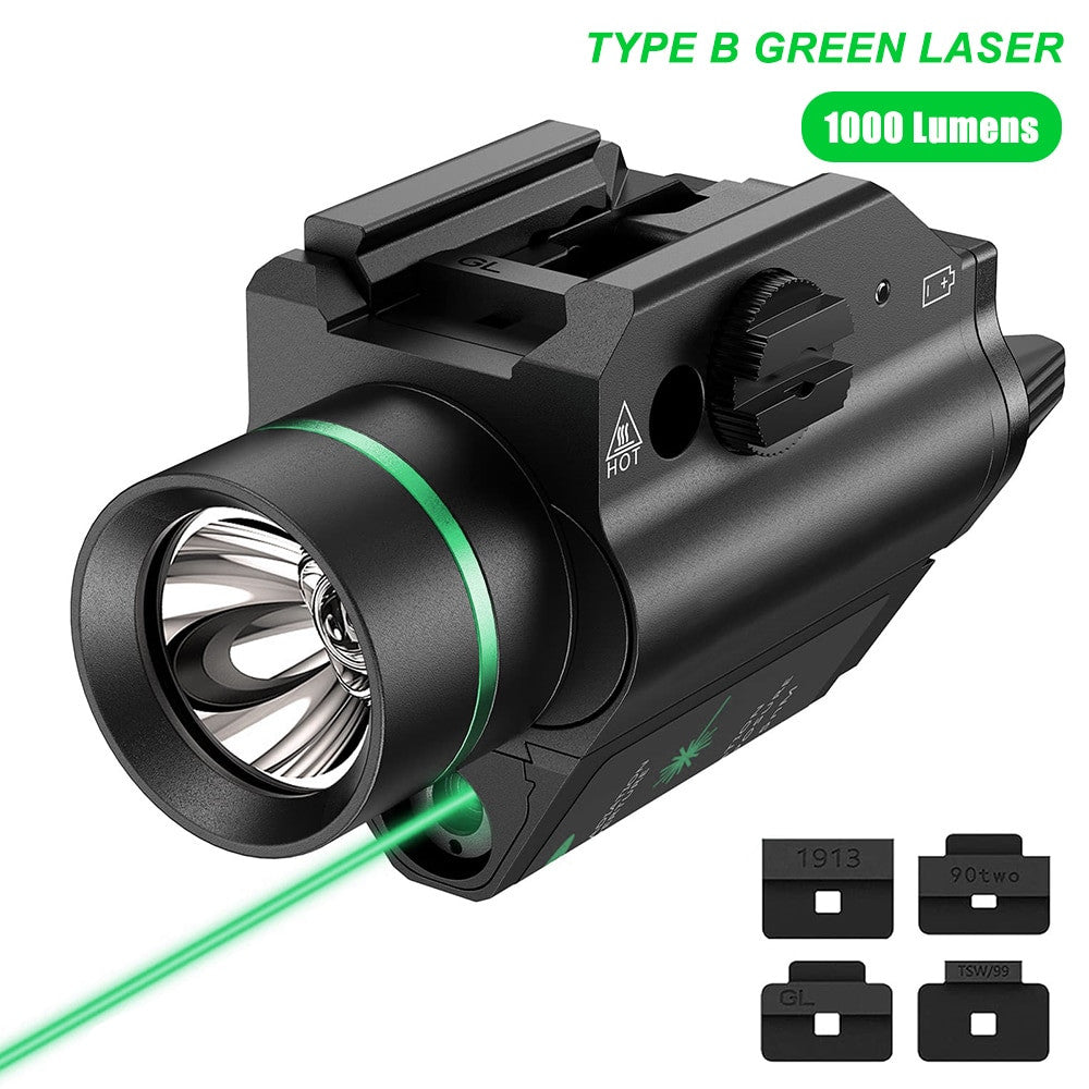 1000 Lumens Pistol Flashlight BB Pistol Laser Light Airsoft
