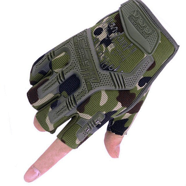 Tactical Military Gloves Half Finger Paintball Airsoft  Gloves Protective Gear