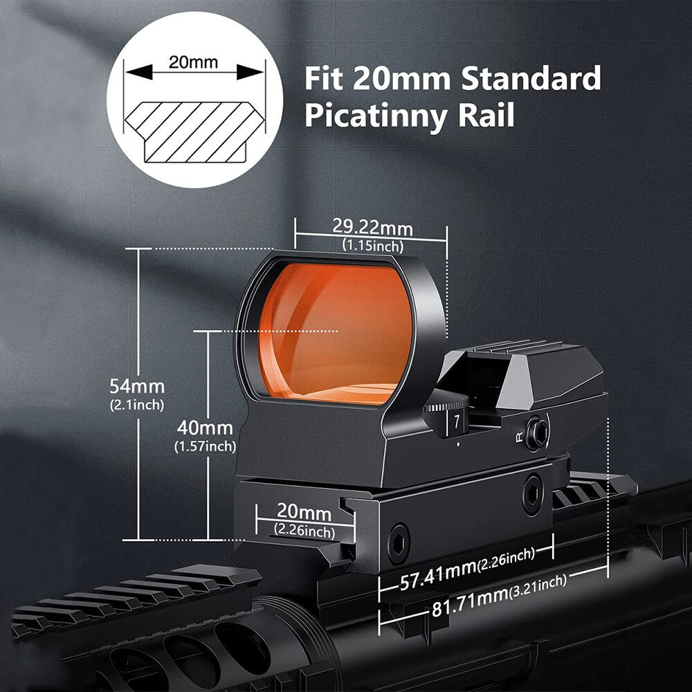Tactical Red Dot Reflex Sight Airsoft
