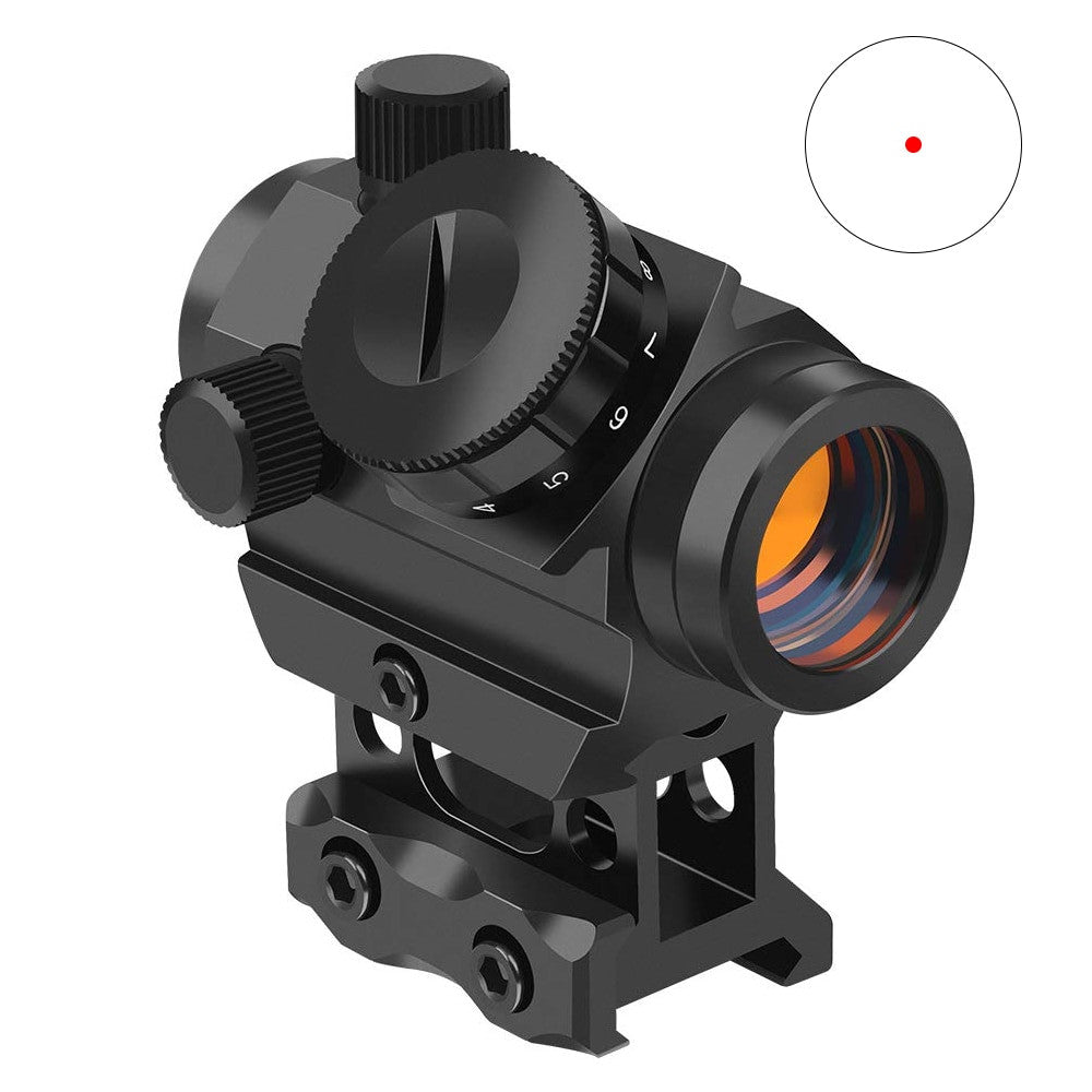 1x20 Tactical Rifle Scope 4 MOA Red Dot Sight Airsoft