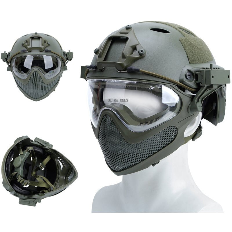 Tactical Helmet Military Game Cs Airsoft