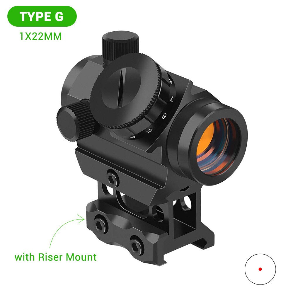 1x30/1x40/2x40 Red/Green Dot Sight Airsoft