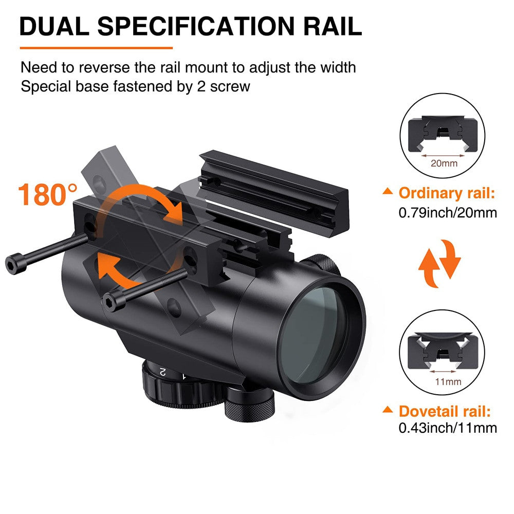 1x30/1x40/2x40 Red/Green Dot Sight Airsoft
