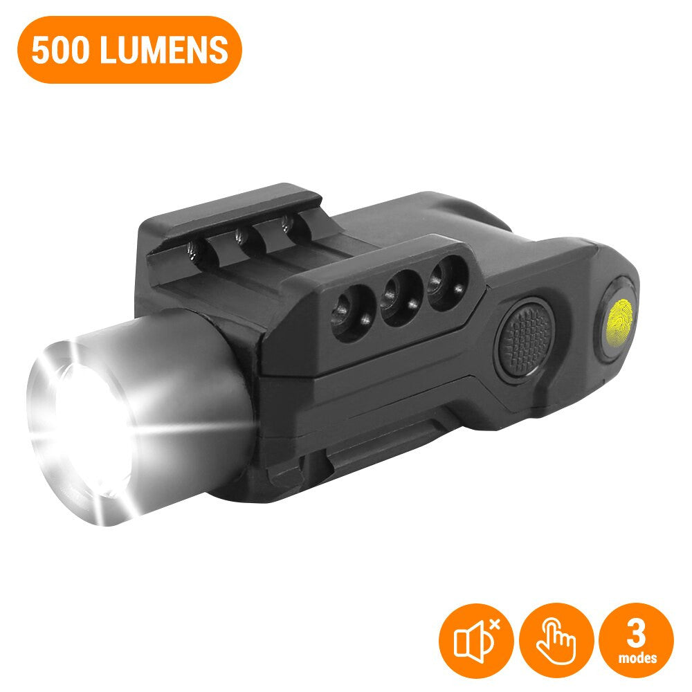 500 Lumens Pistol Light Blue/Green Laser Flashlight Airsoft