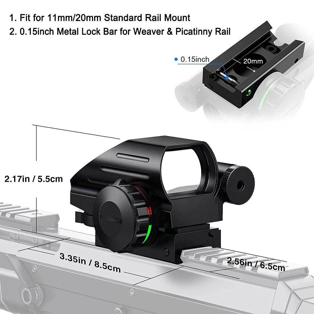 Tactical Reflex Red Green Laser Scope