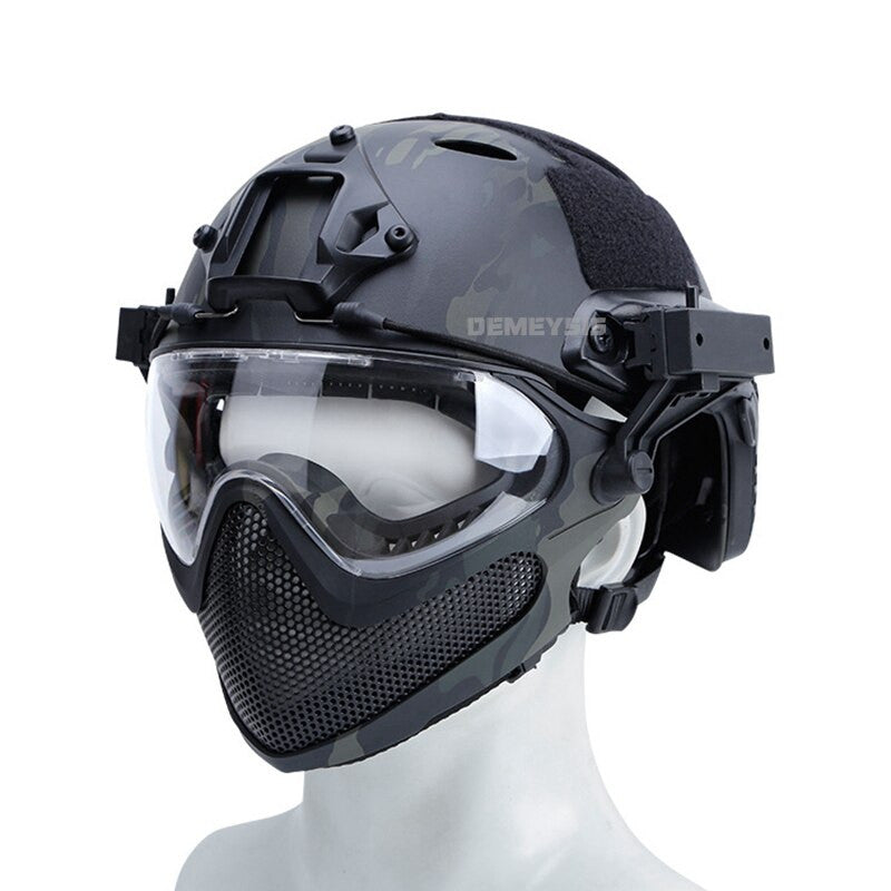 Tactical Helmet Military Game Cs Airsoft