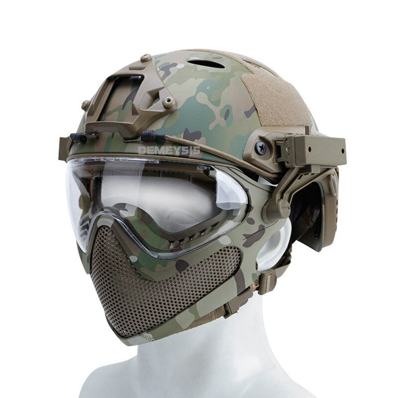 Tactical Helmet Military Game Cs Airsoft