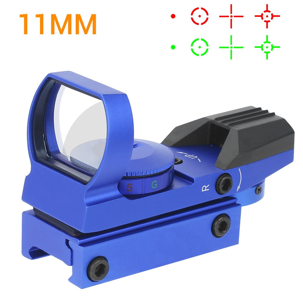 Tactical Riflescope Optics Red Green Projected Dot