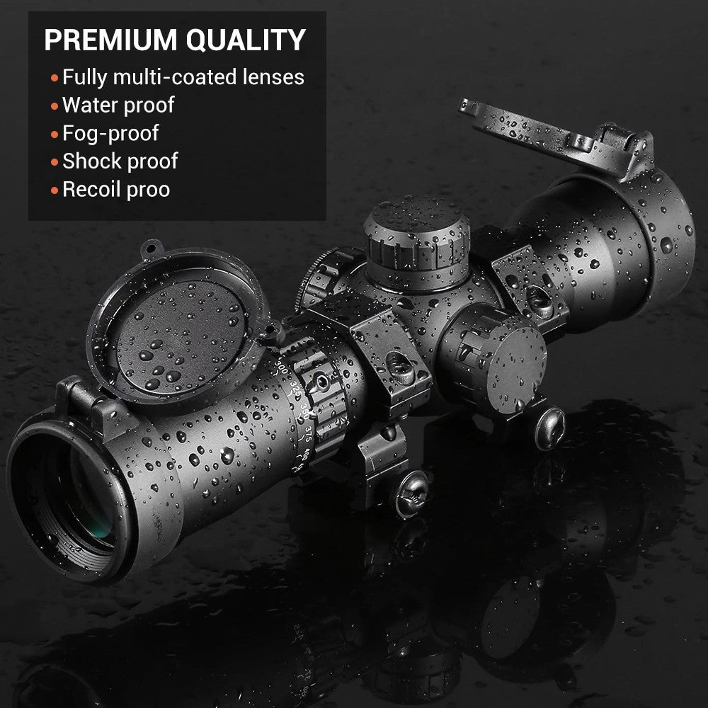 1.5-5x32 IRG Tactical Rifle Scope Airsoft