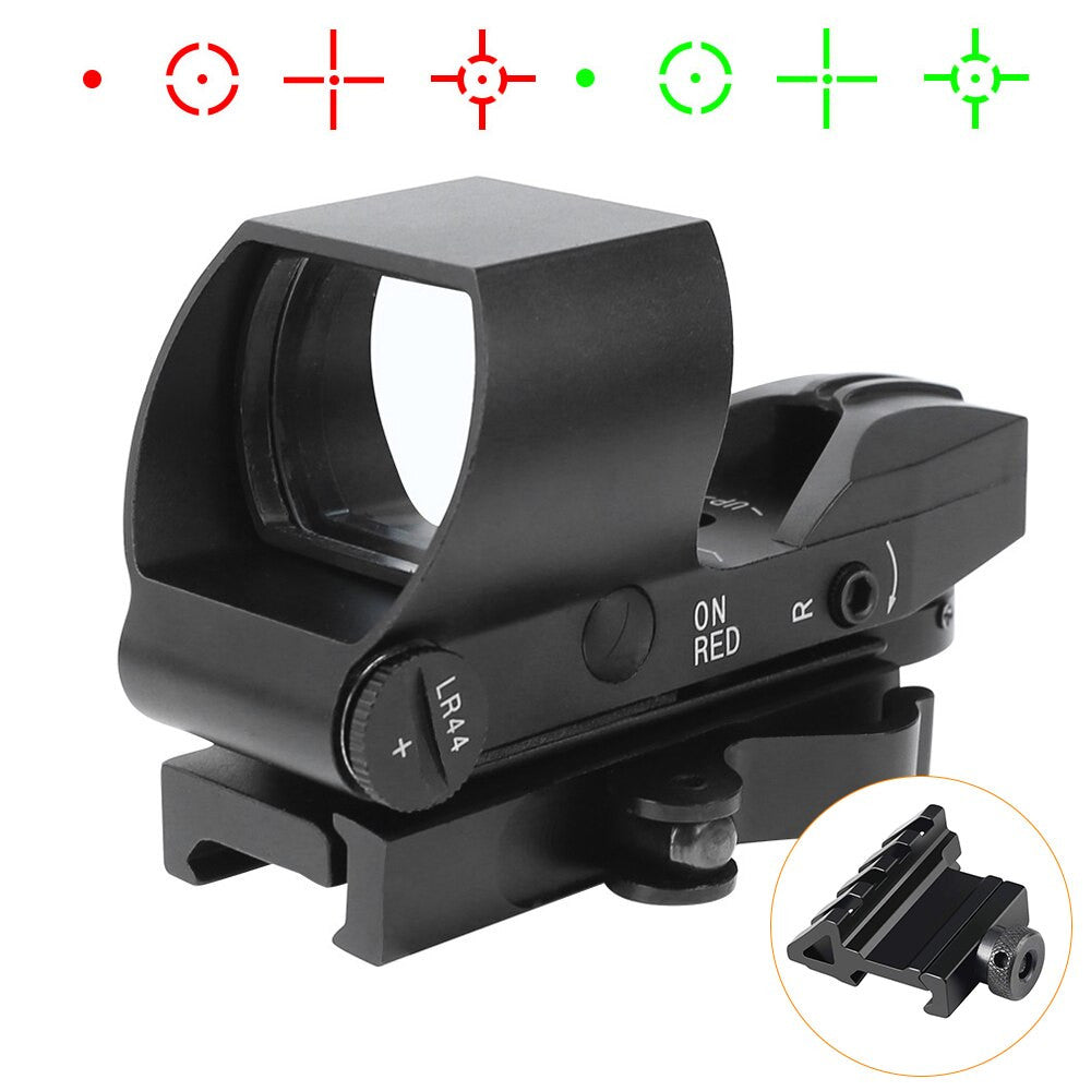 Tactical Reflex Sight Red & Green Dot Sight Airsoft