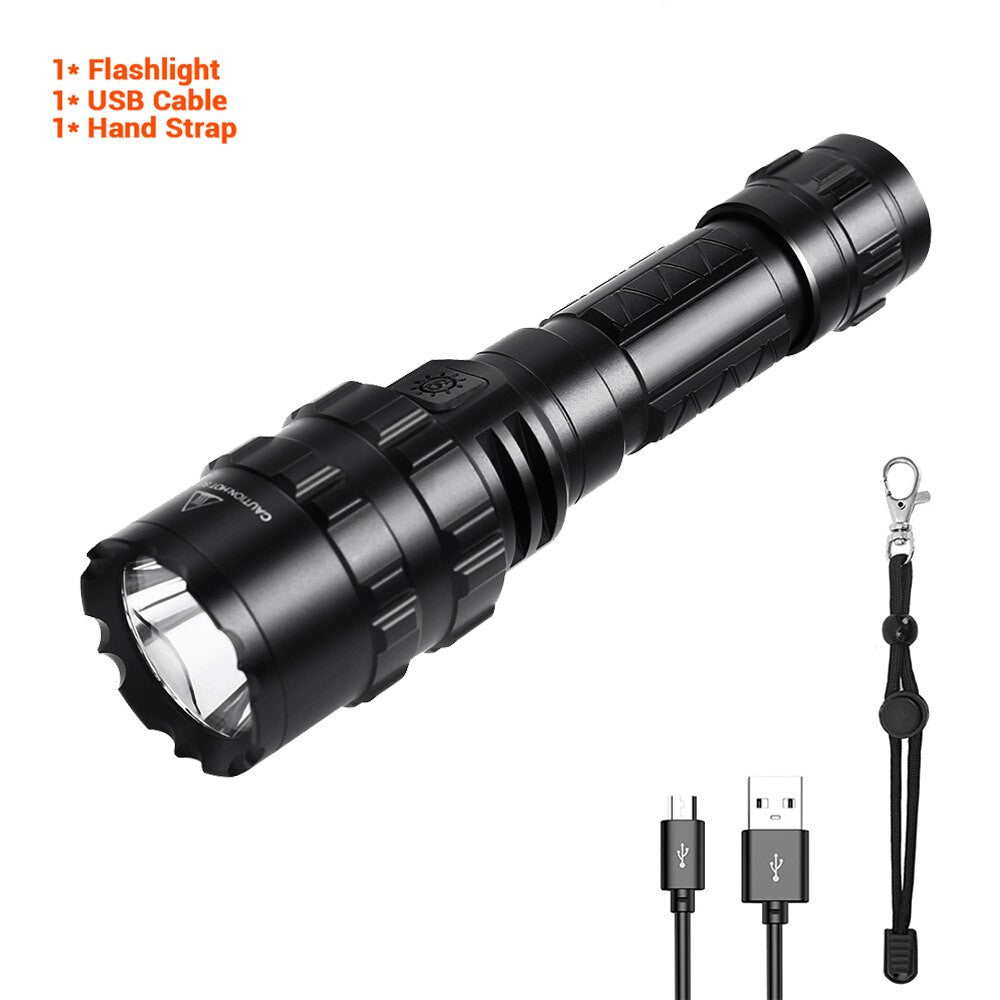 1600 Lumen Tactical Flashlight Outdoor Airsoft