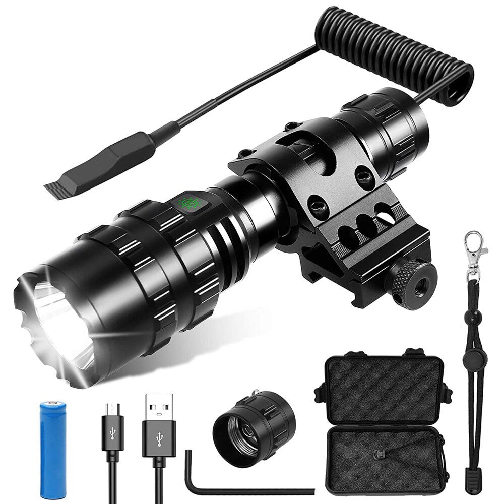 1600 Lumen Tactical Flashlight Outdoor Airsoft