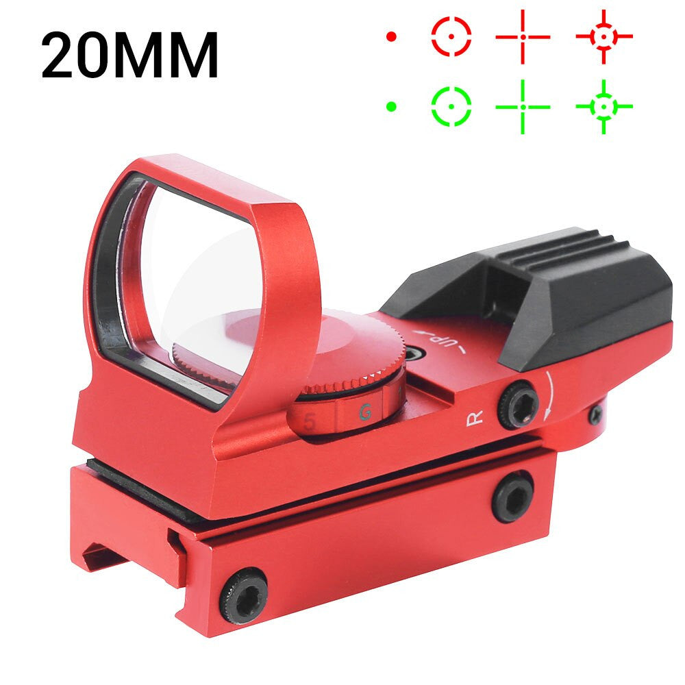 Tactical Riflescope Optics Red Green Projected Dot