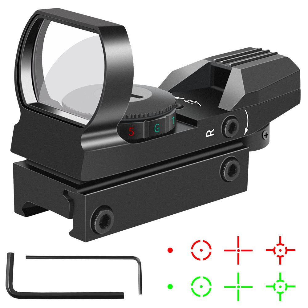Tactical Riflescope Optics Red Green Projected Dot
