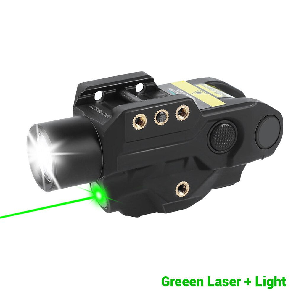 500 Lumens Pistol Light Blue/Green Laser Flashlight Airsoft