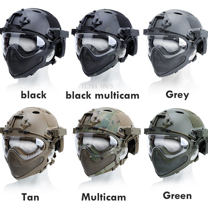 Tactical Helmet Military Game Cs Airsoft