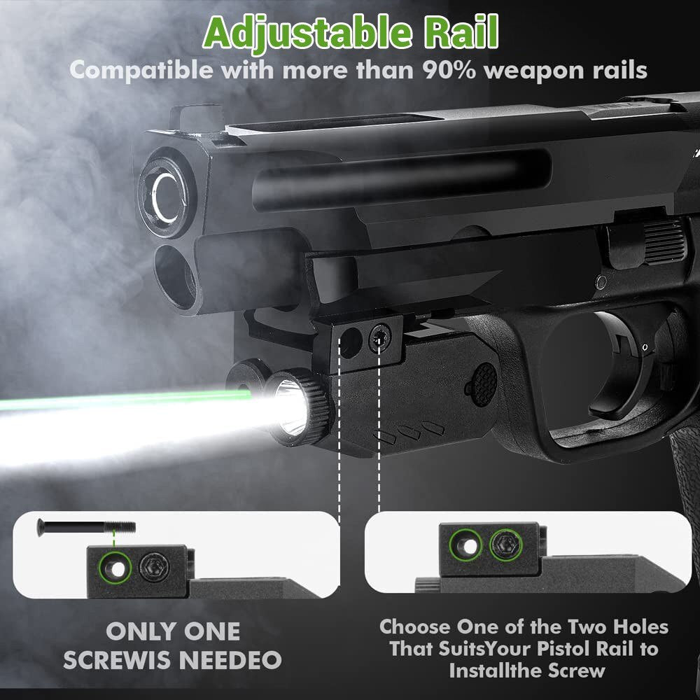 Tactical LED Weapon Gun Light Red Laser Sight Airsoft