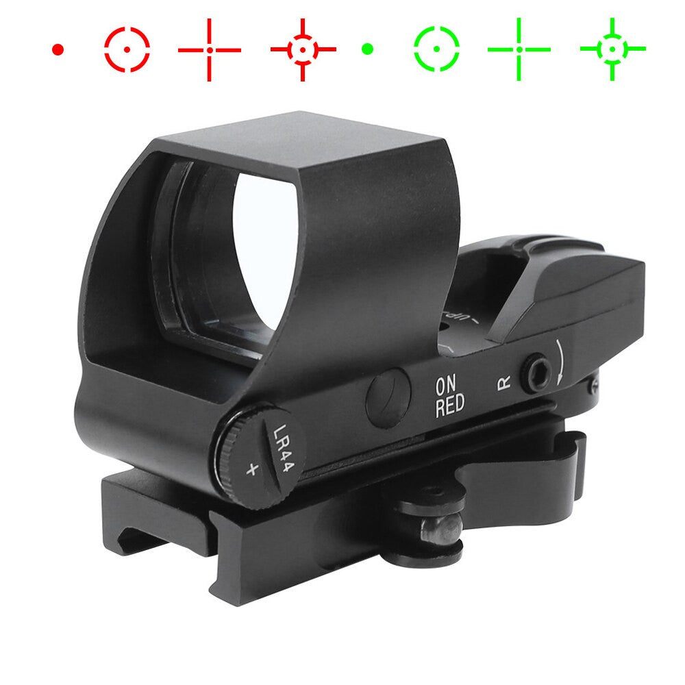 Tactical Reflex Sight Red & Green Dot Sight Airsoft