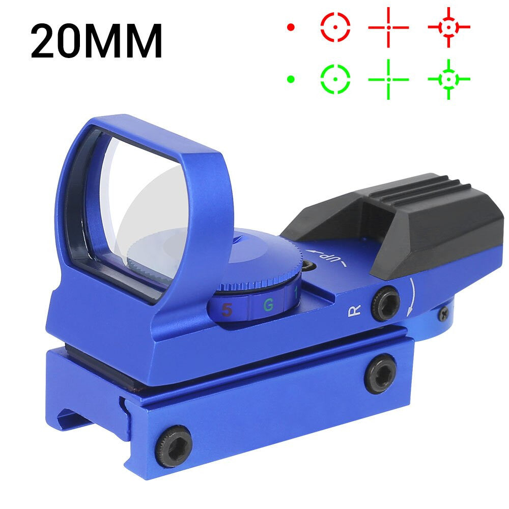 Tactical Riflescope Optics Red Green Projected Dot