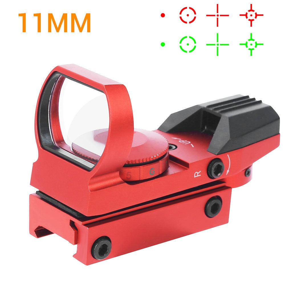 Tactical Riflescope Optics Red Green Projected Dot