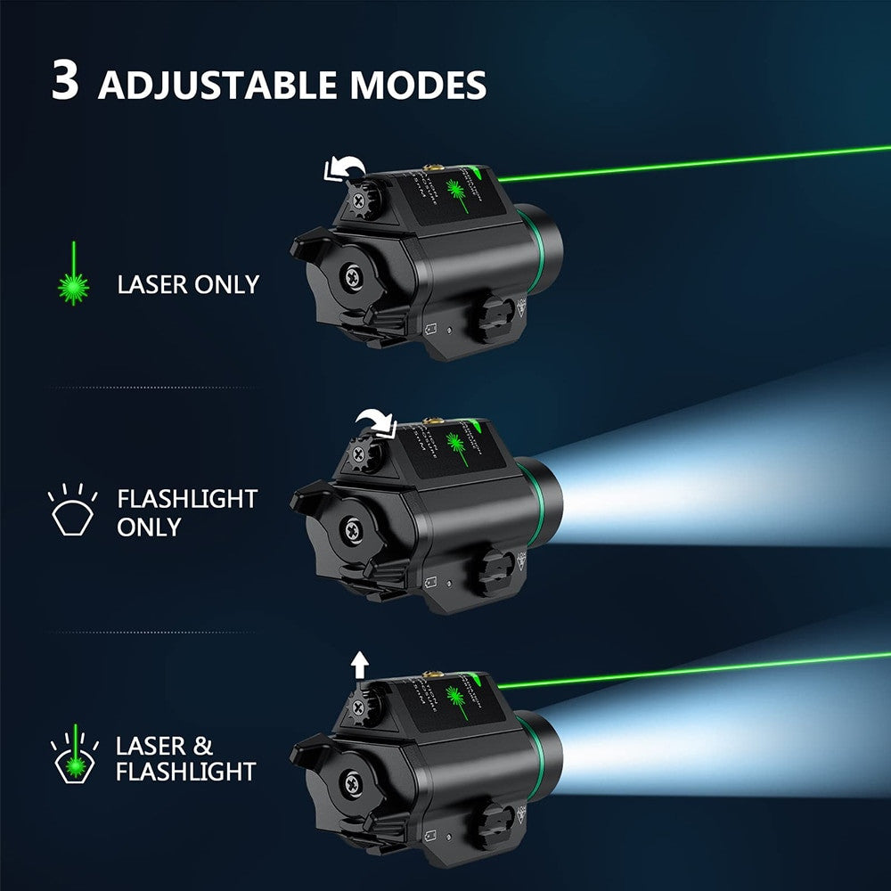 1000 Lumens Pistol Flashlight BB Pistol Laser Light Airsoft