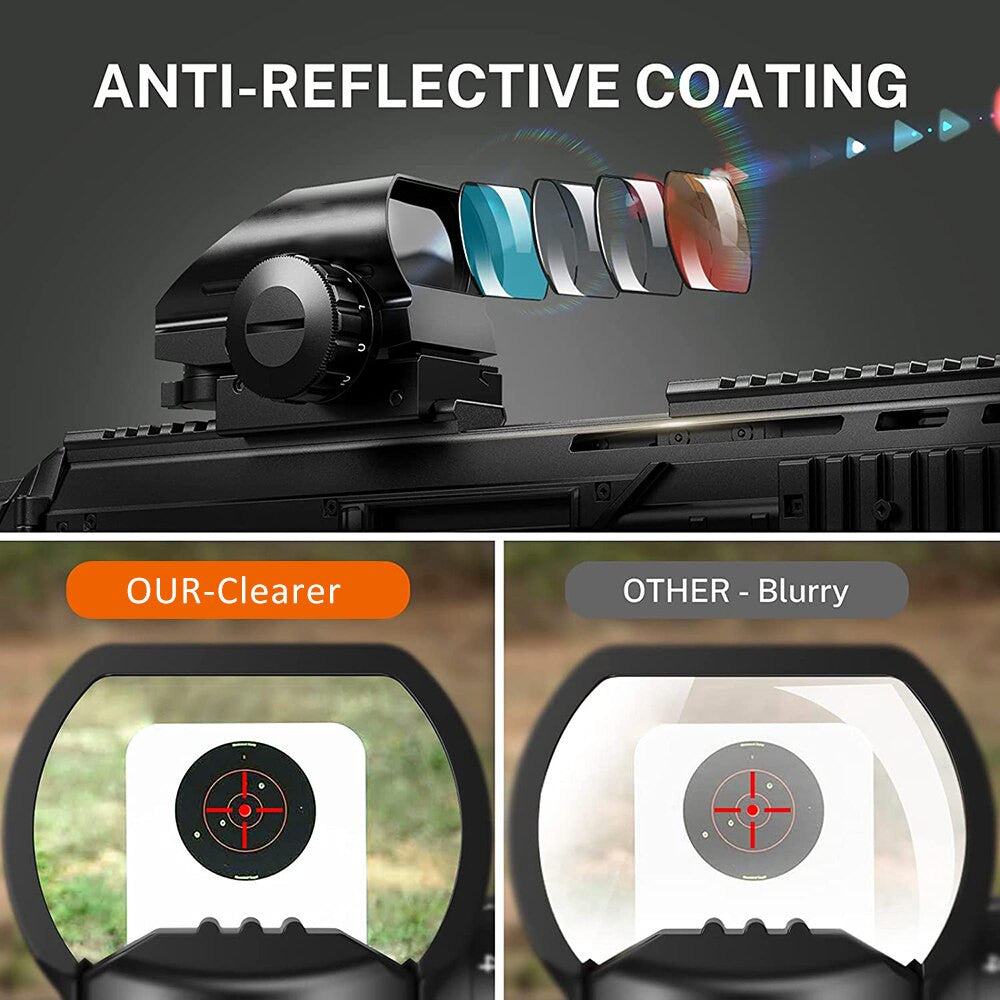 1x22x33 Red Dot Tactical Reflex Sight Airsoft