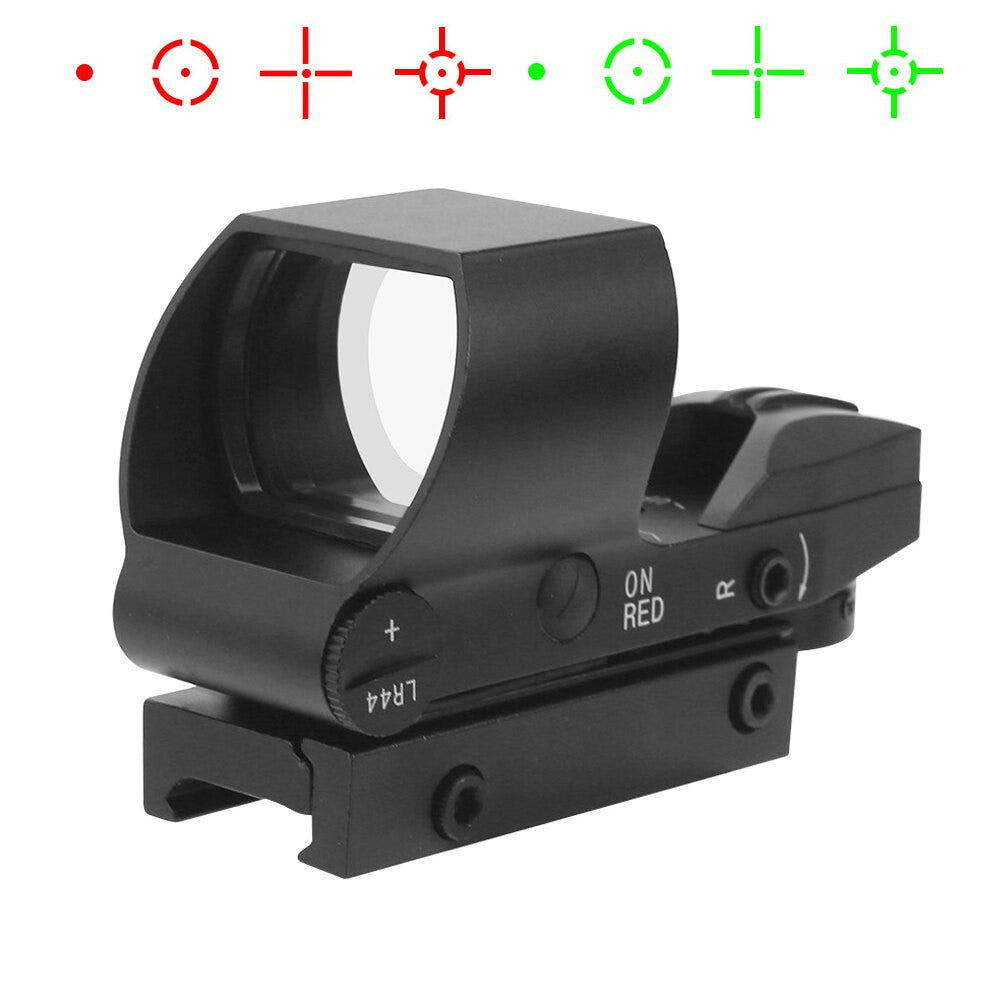 Tactical Reflex Sight Red & Green Dot Sight Airsoft