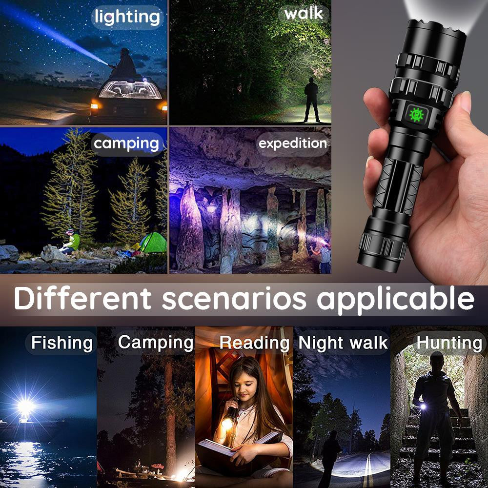 1600 Lumen Tactical Flashlight Outdoor Airsoft