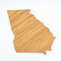 Georgia Shaped Bamboo Cutting Board