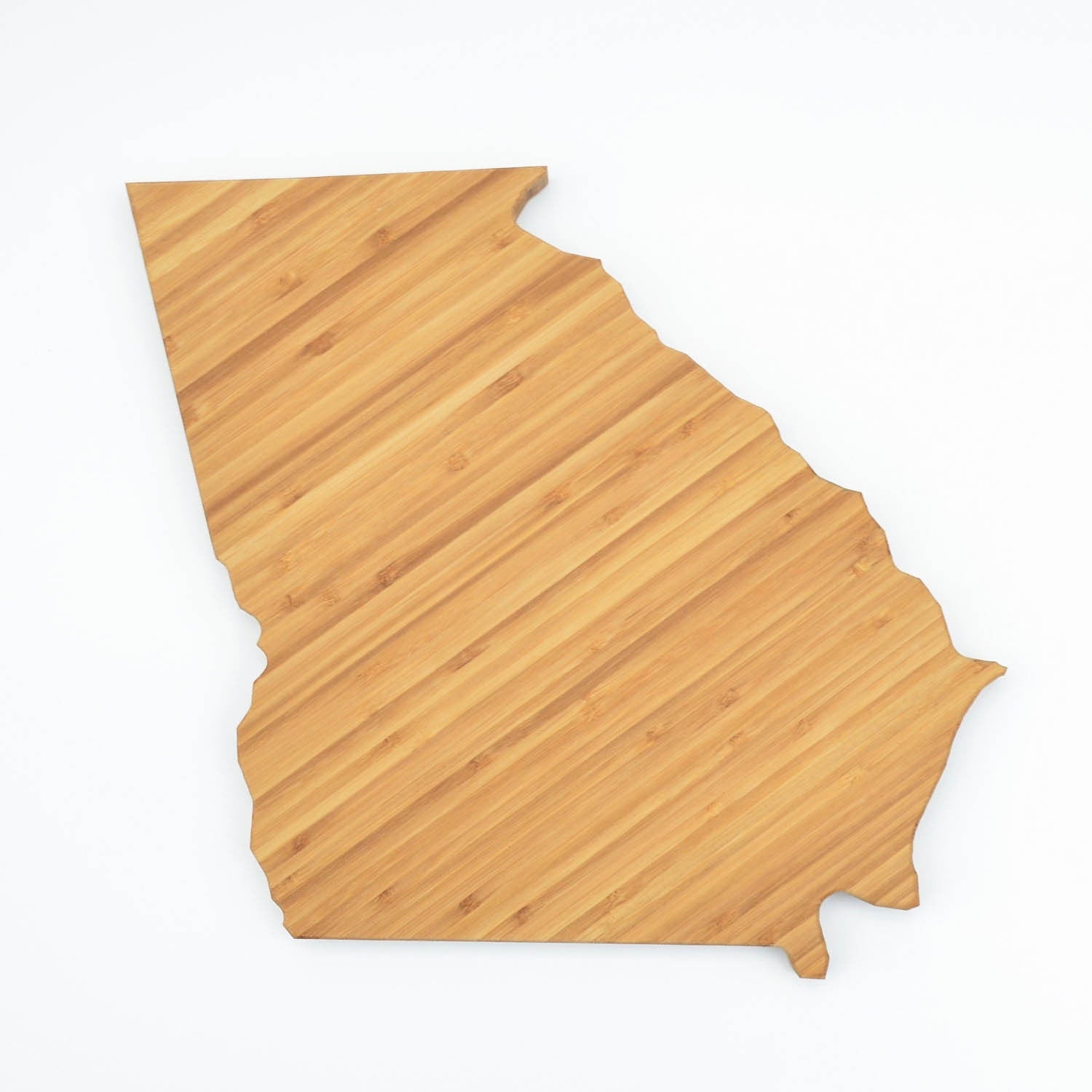 Georgia Shaped Bamboo Cutting Board