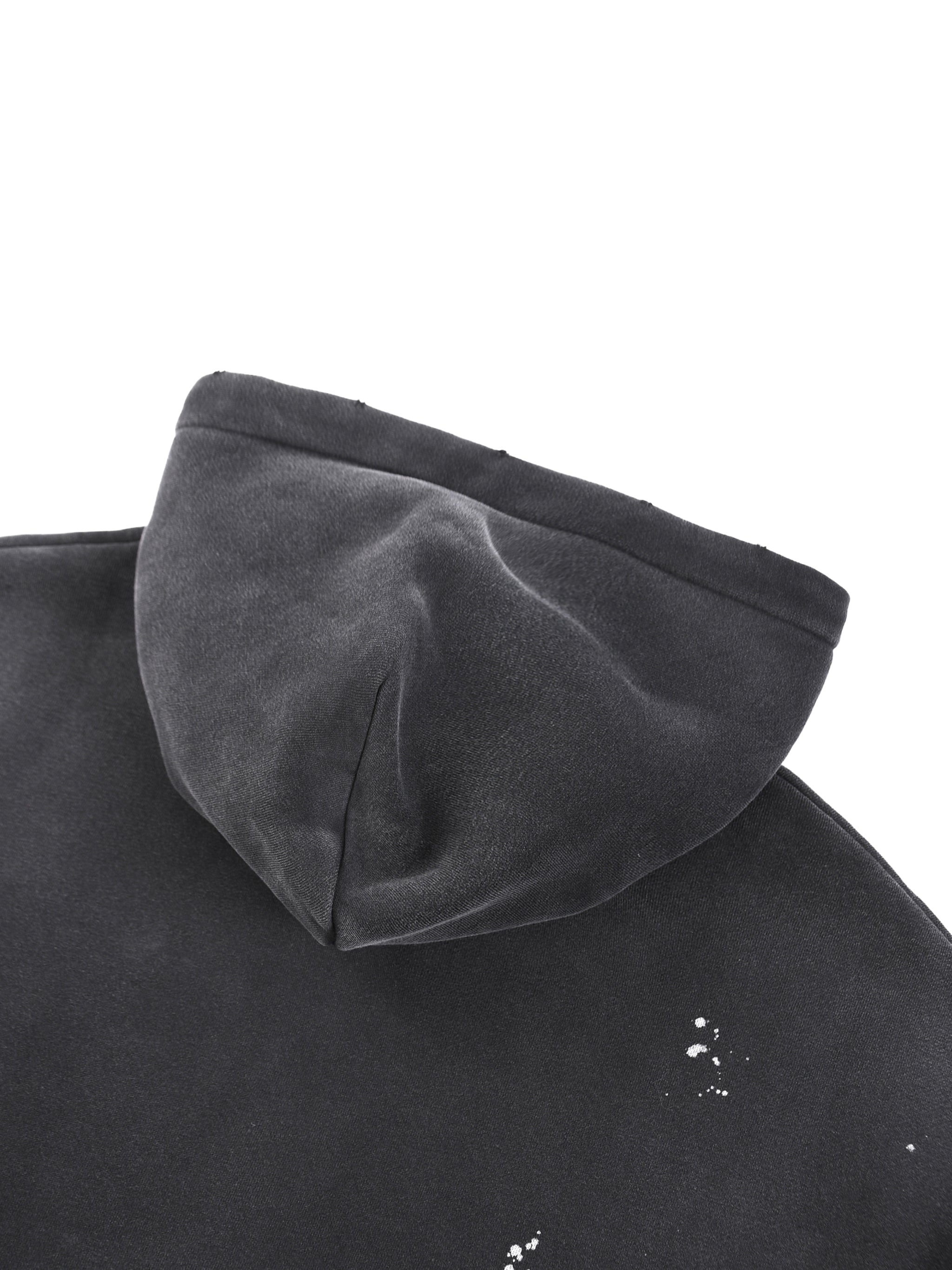 71 Members Only Vintage Washed Frayed Fleece Hoodie