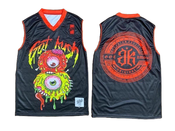 Red Eyes Basketball Jersey