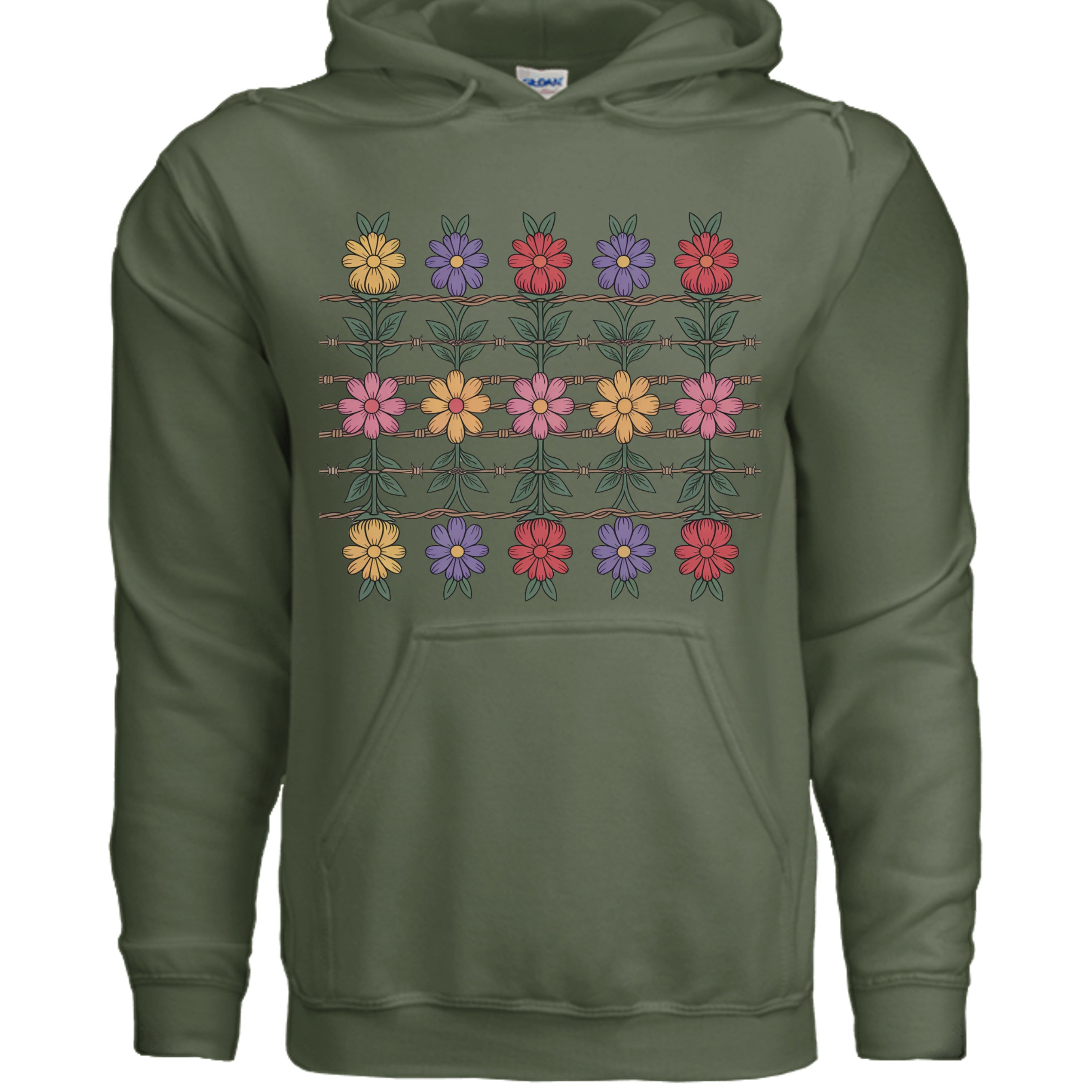 MILITARY GREEN - G185 - FRONT