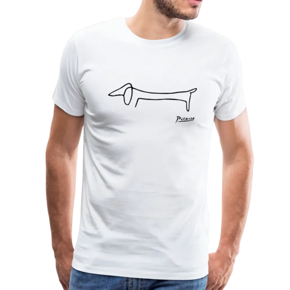 Pablo Picasso Dachshund Dog (Lump) artwork t-shirt