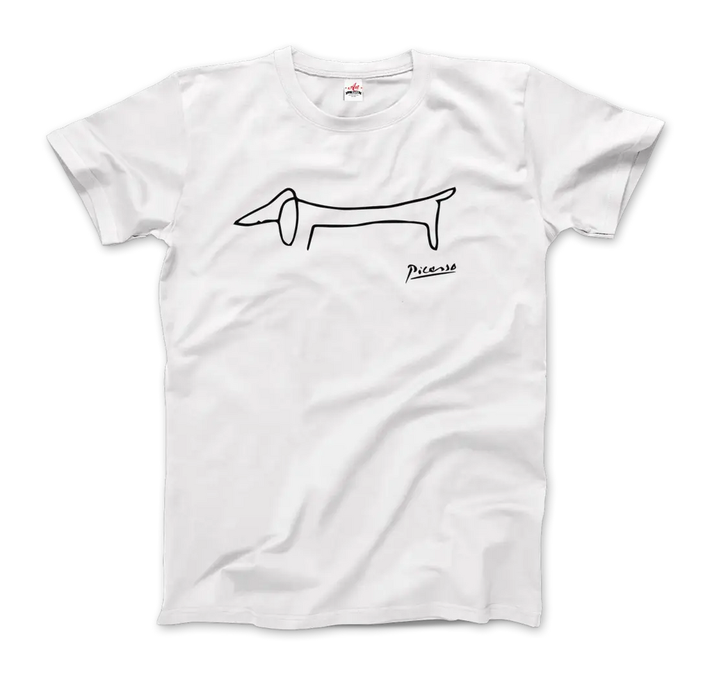 Pablo Picasso Dachshund Dog (Lump) artwork t-shirt