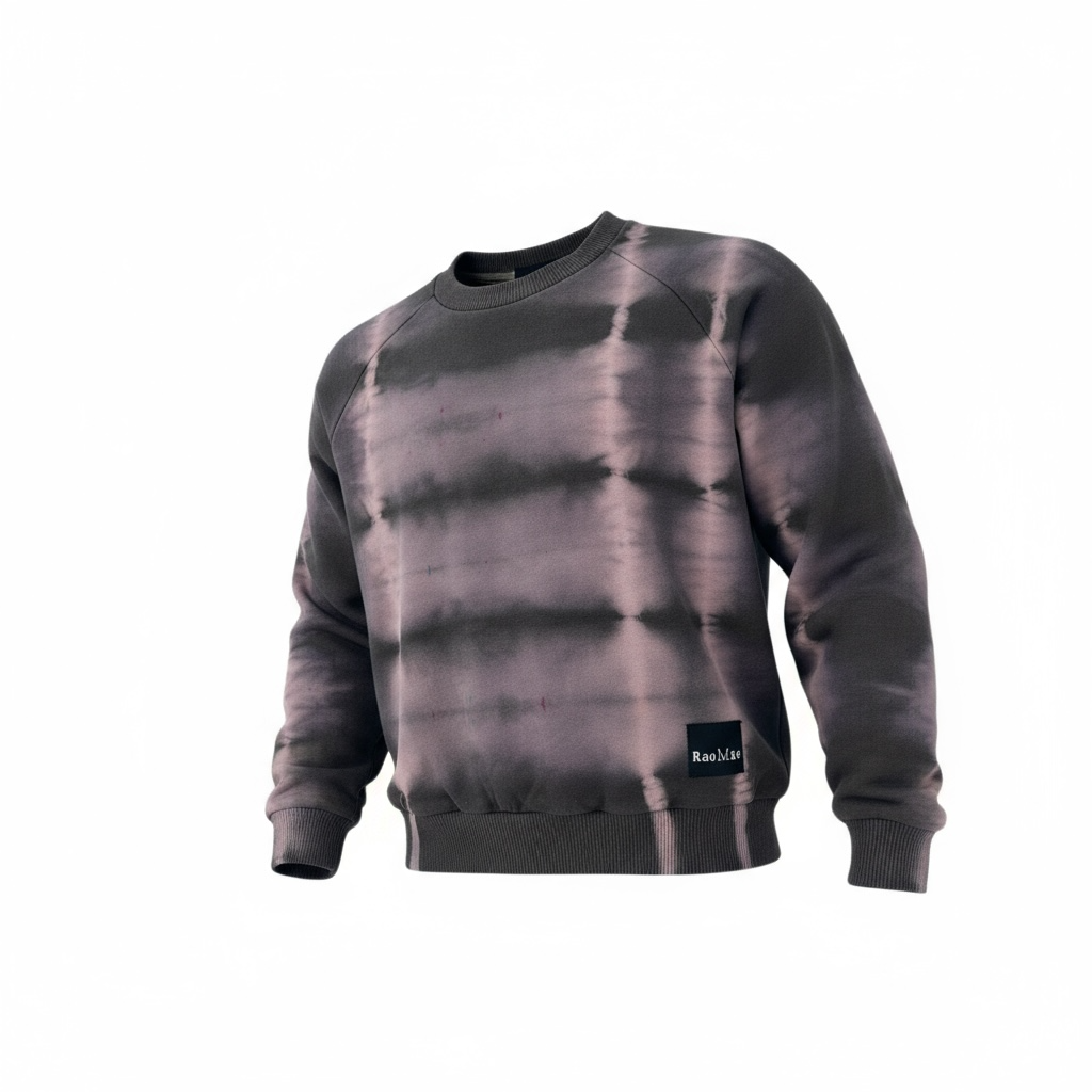 Kids Crewneck – Purple Tie-Dye | Organic Cotton