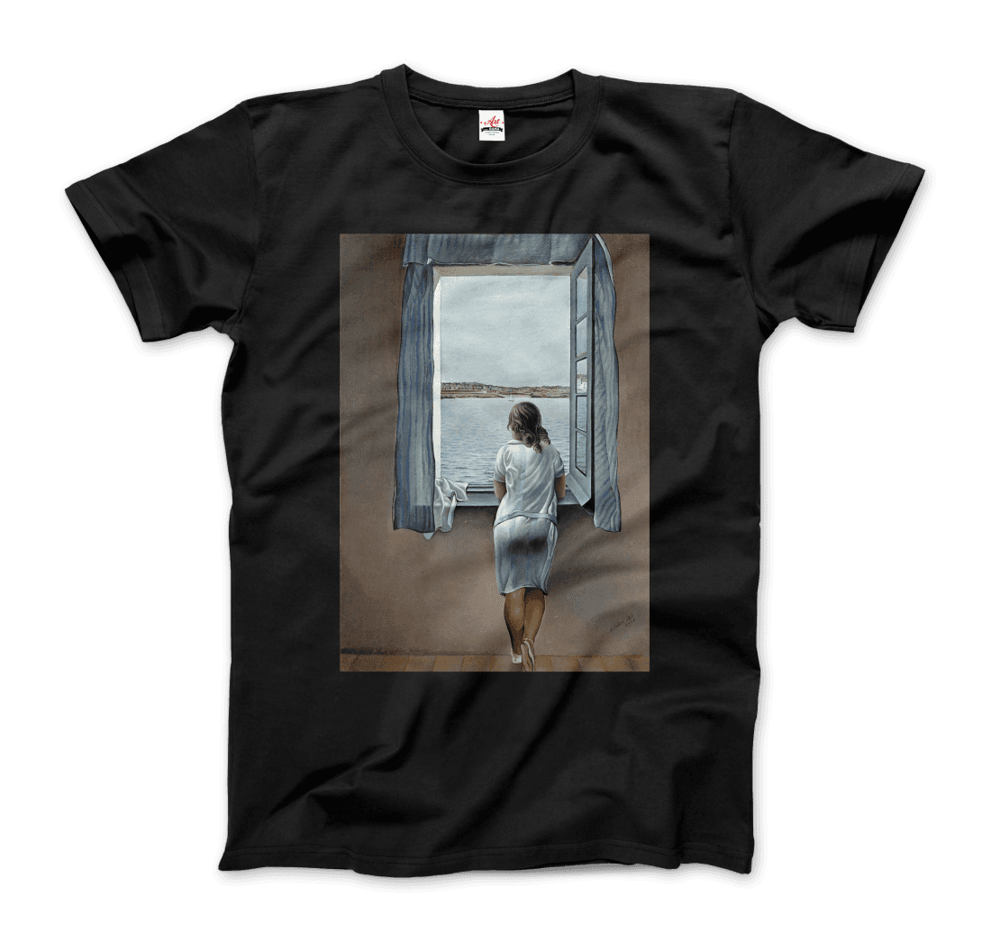 Salvador Dali Young Woman at a Window artwork t-shirt
