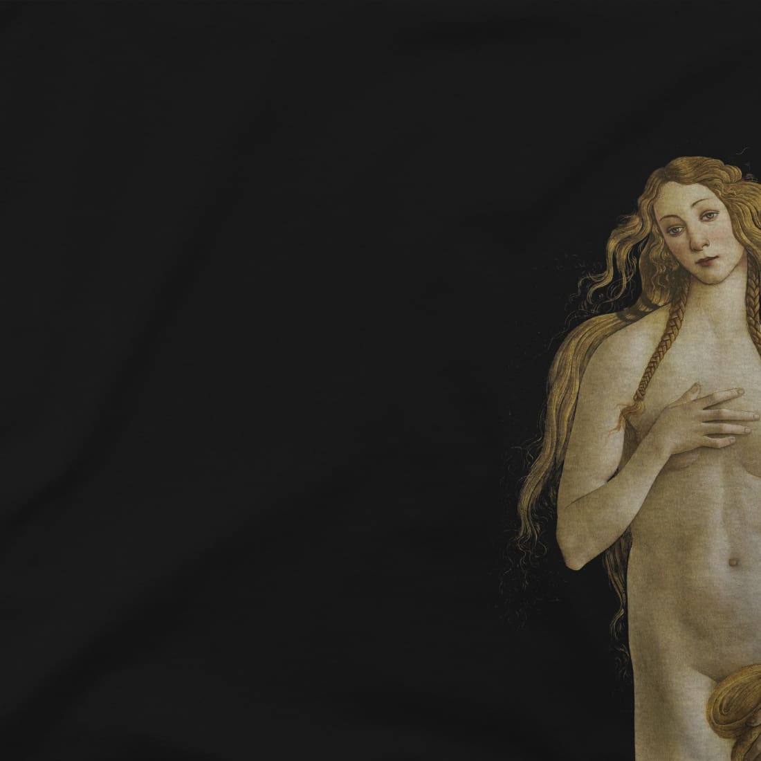 Sandro Botticelli Venus (from the Birth of Venus) artwork t-shirt
