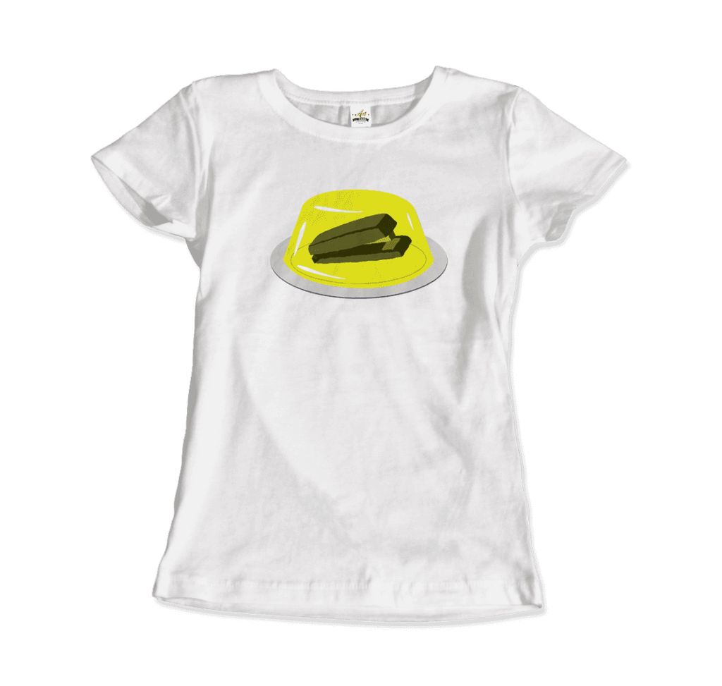 Stapler in Jello Prank from the Office t-shirt