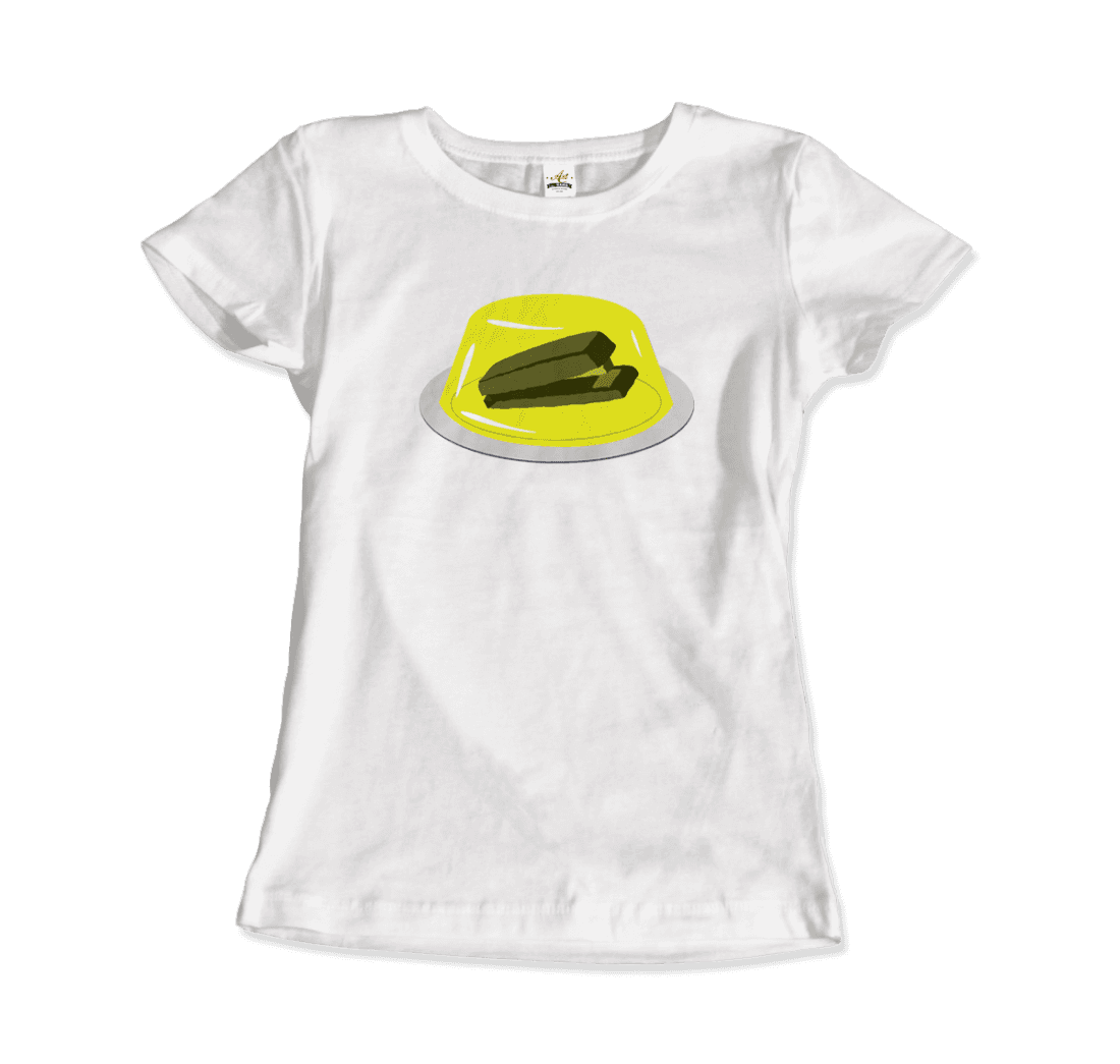 Stapler in Jello Prank from the Office t-shirt