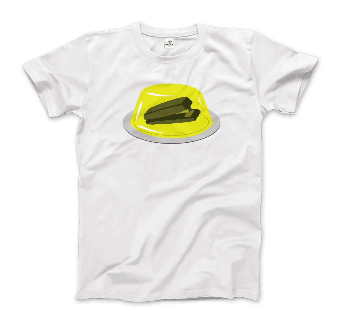 Stapler in Jello Prank from the Office t-shirt
