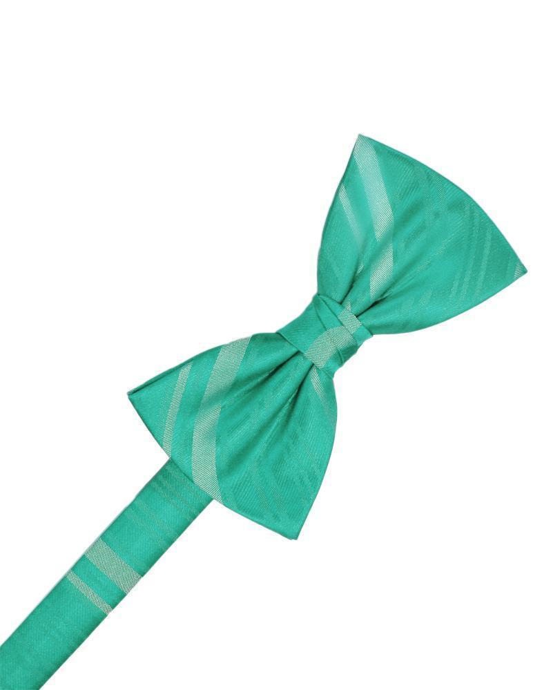 Striped Satin Kids Bow Tie
