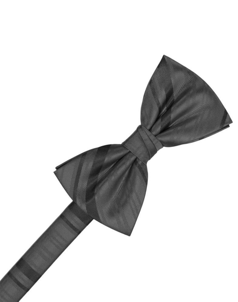 Striped Satin Kids Bow Tie