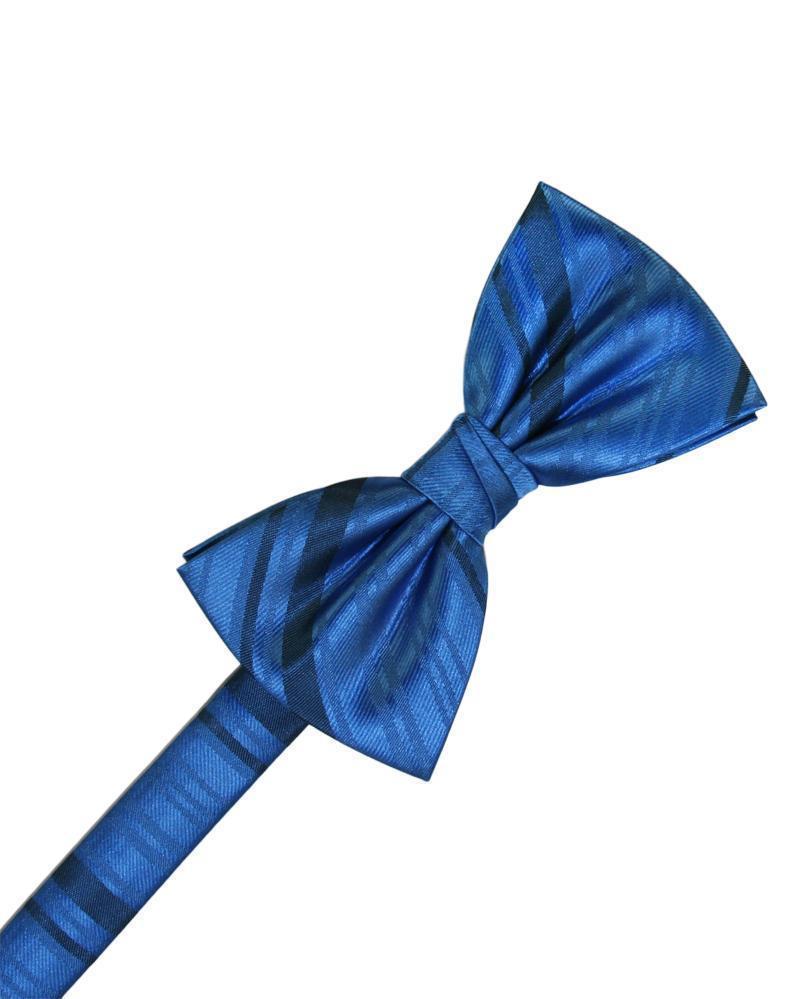 Striped Satin Kids Bow Tie