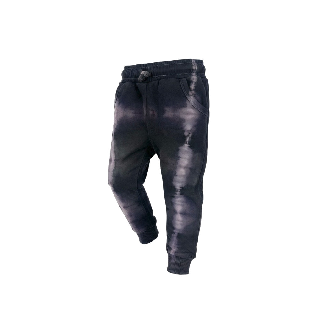 Kids Joggers – Purple Tie-Dye | Organic Cotton