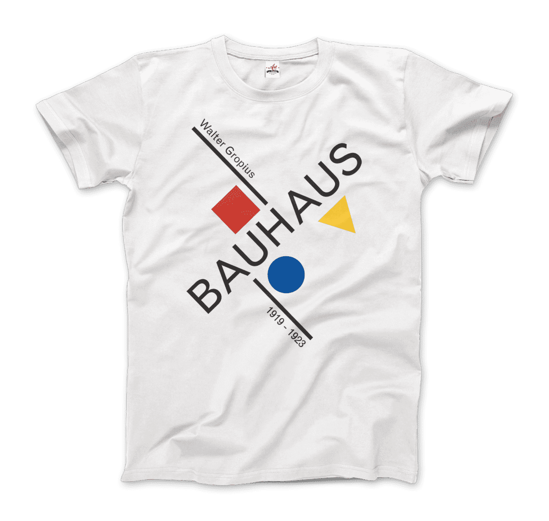 Walter Gropius Bauhaus artwork t-shirt